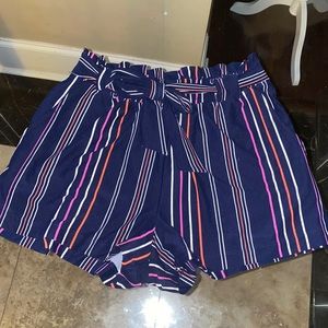 Cute Striped Flowwy Shorts